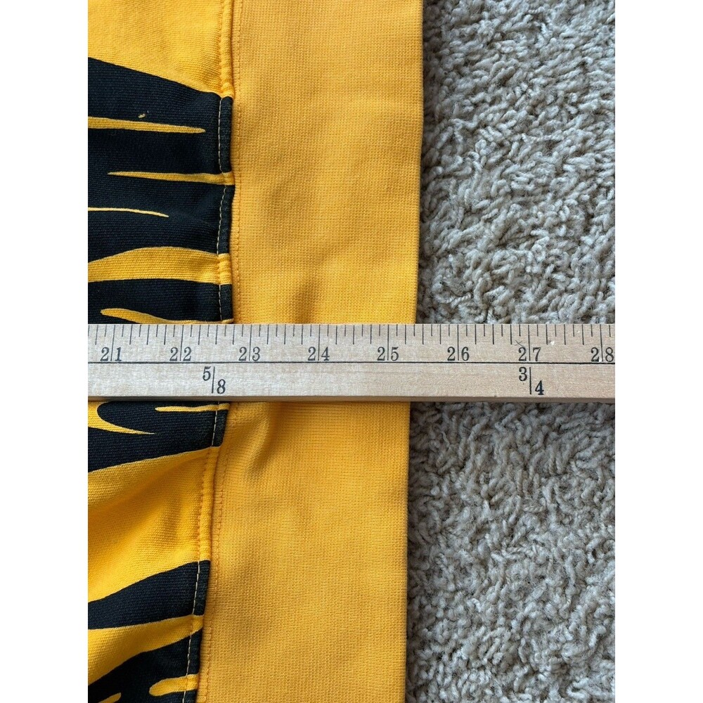 Zara Sweatshirt Studio Mess What Wow Pop Art Evil Eye Men's Small Yellow - Picture 5 of 14